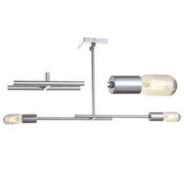 Turing 30.5" Adjustable Metal LED Linear Pendant - JONATHAN Y
